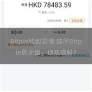 Bitpie钱包安装 选择Bitpie的原因，你知道吗？